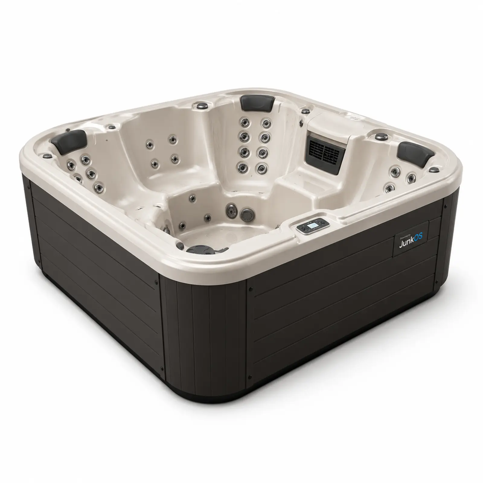 4 seats hot tub Comes out intact catalog image