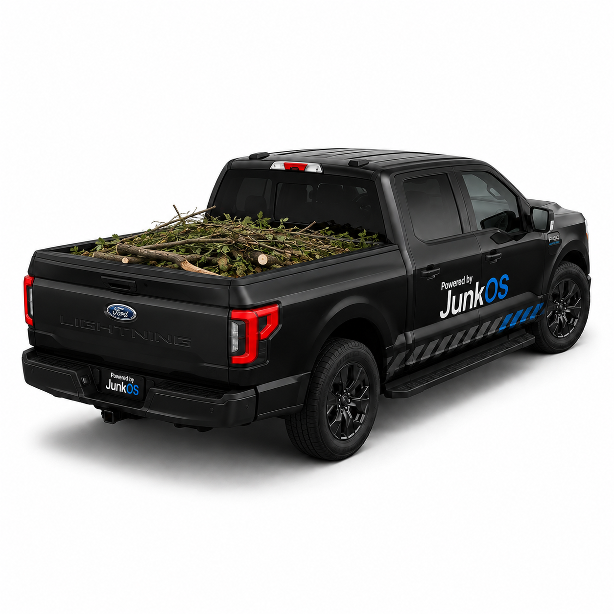 Large Branches Pickup bed