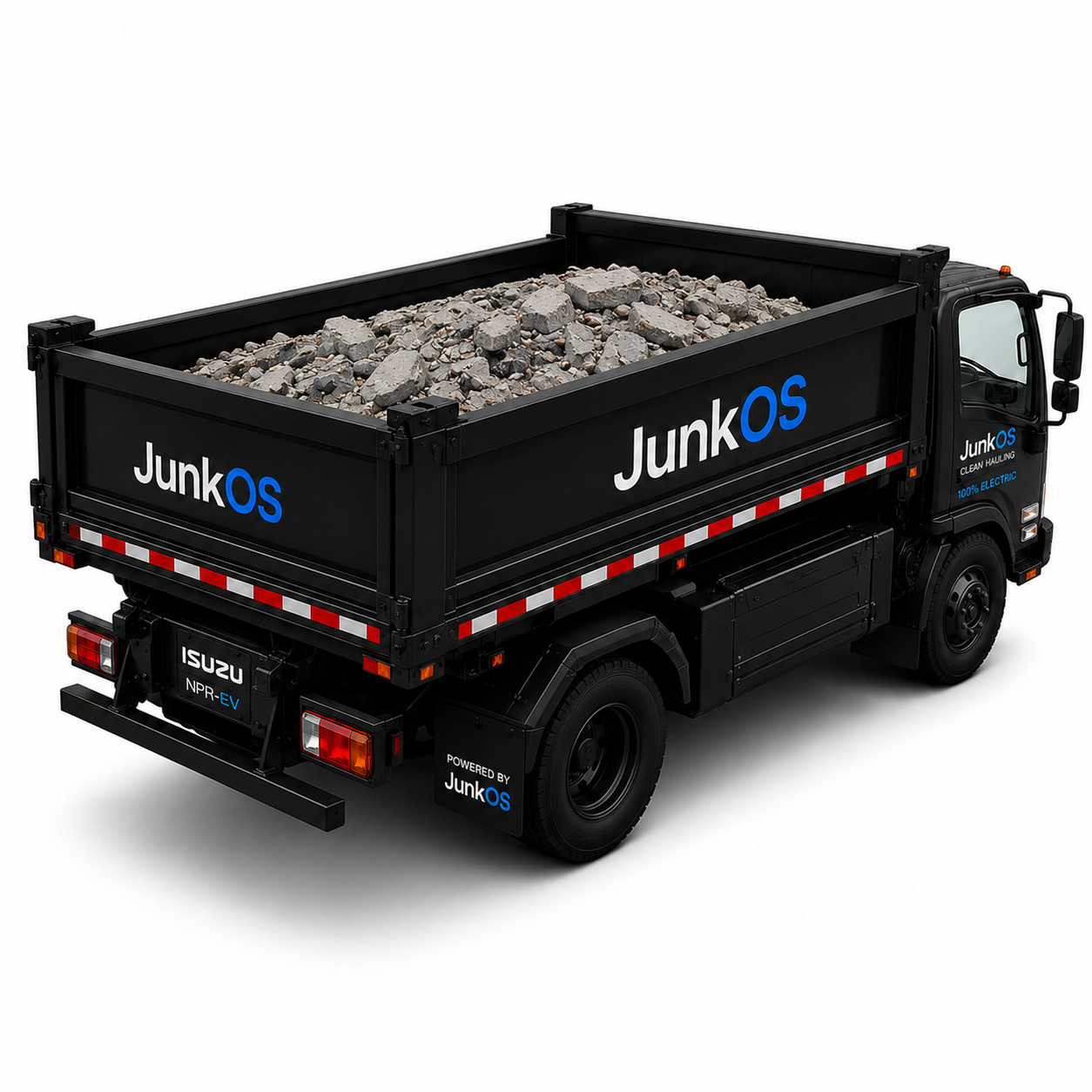 Concrete / Rock Trailer load