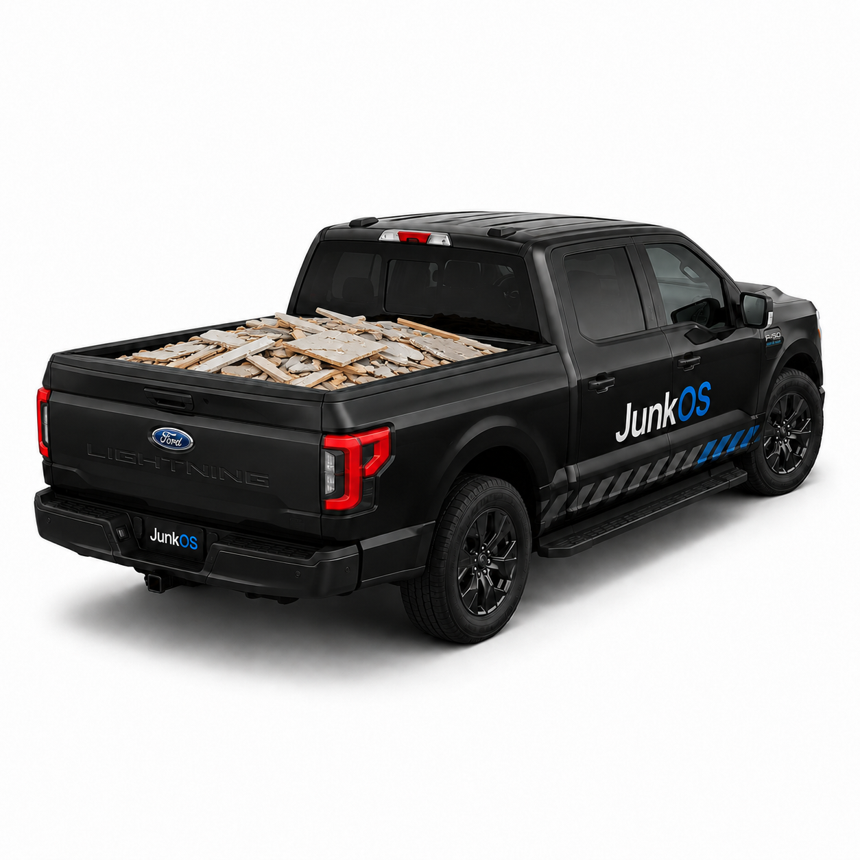 Construction Debris Pickup bed
