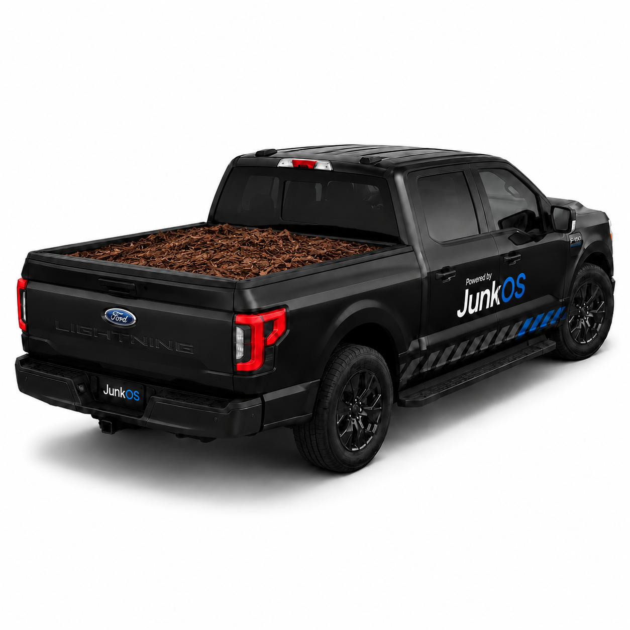 Wood mulch / bark, loose — per cubic foot Pickup bed