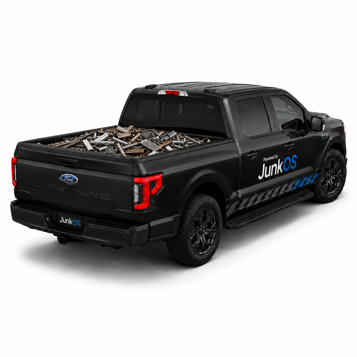 Scrap Metal Pickup bed