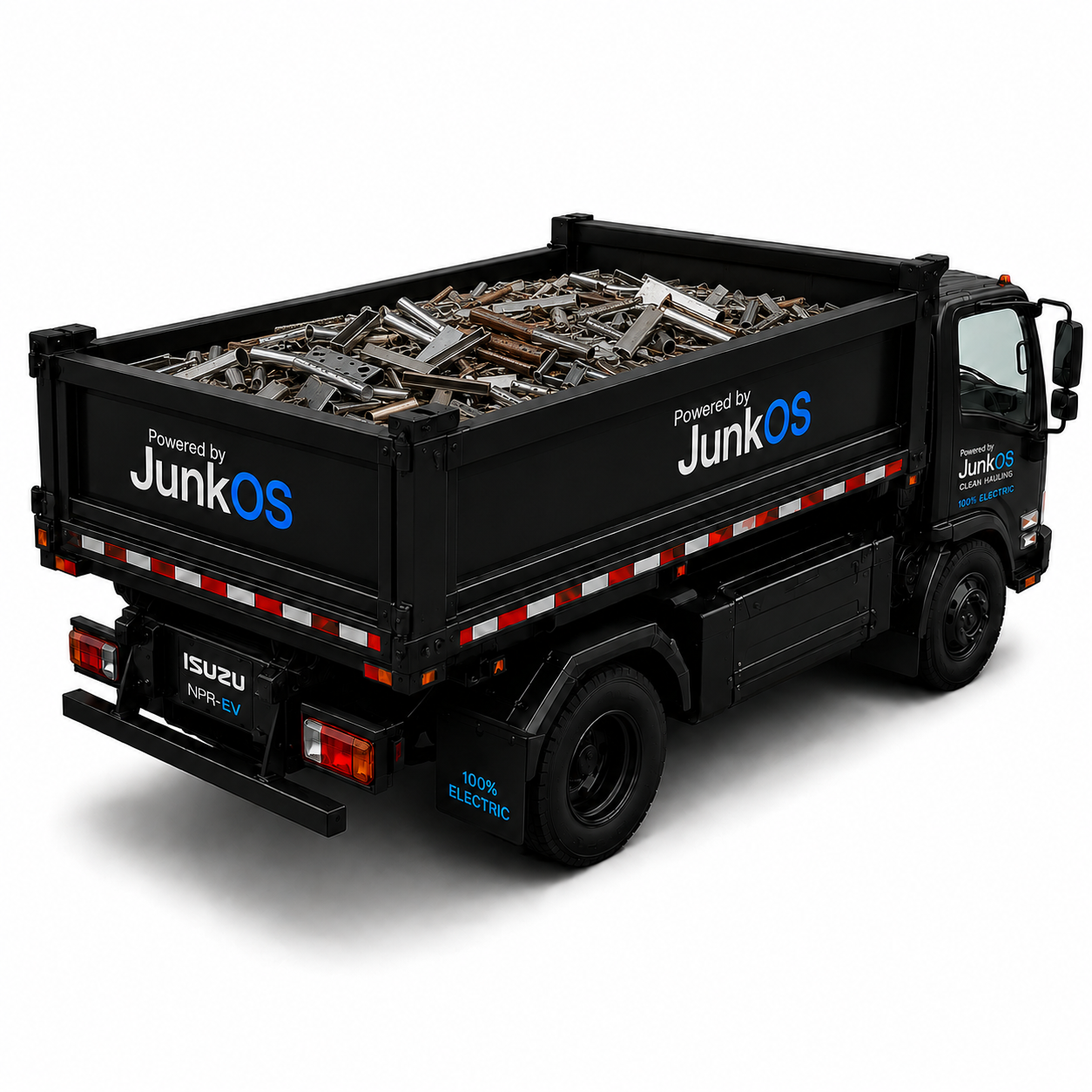 Scrap Metal Trailer load