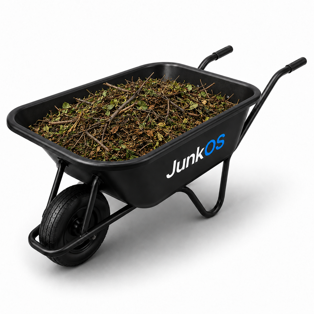 Yard Debris — Loose Green Waste Wheelbarrow